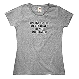 Outsdr Women's Unless You're Matty Healy I'm Not Interested T-Shirt - Grey - Large