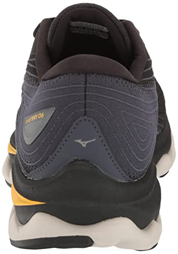 Mizuno Running Men's Wave Sky 6 Running Shoe, Black-Tradewinds, 9 Wide #TOP18