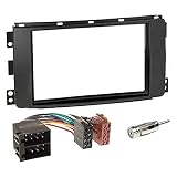 montaje autoradio valencia Accessorios: Adaptador ISO Sound-Way Kit Montaje Autoradio, Marco 1 DIN Radio de Coche, Caja de Almacenamiento, Adaptador Antena, Cable Adaptador Conector ISO, Compatible con Smart Car ForTwo 2007-2010