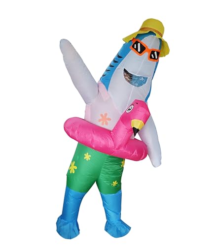 FXICH Costume de Requin Gonflable pour Adulte -...