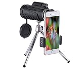 AYDQC 40x60 High Power Monocular-Teleskop mit Quick Adapter und Stativ for Vogelbeobachtung, Wilde Tiere, Reisen, Konzert, Sport fengong