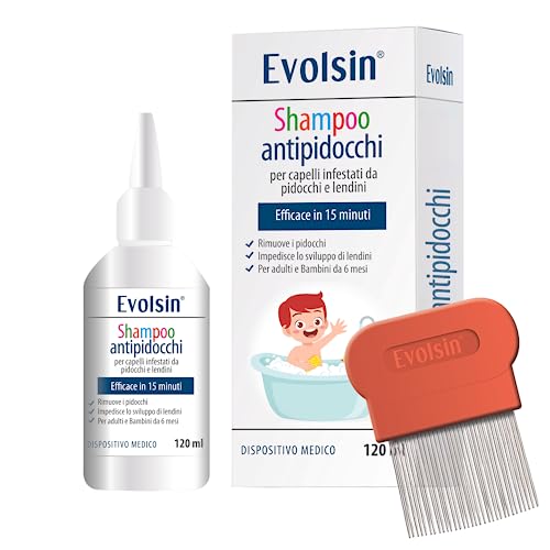 Evolsin Champú Antipiojos + Peine, 120ml
