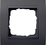 mit zwischen Rahmen Gira 021108 Abdeckrahmen 1-fach für anthrazit Gira Event