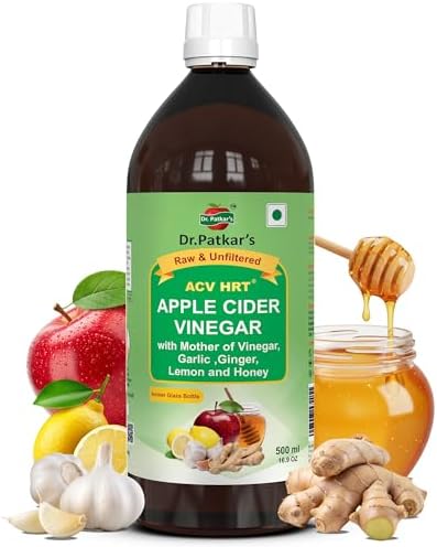 Dr. Patkar's Apple Cider Vinegar With Garlic, Ginger, Lemon And Honey 500Ml