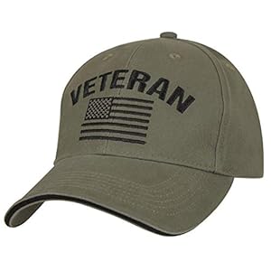 Rothco Vintage Veteran Low Pro Cap, Olive Drab
