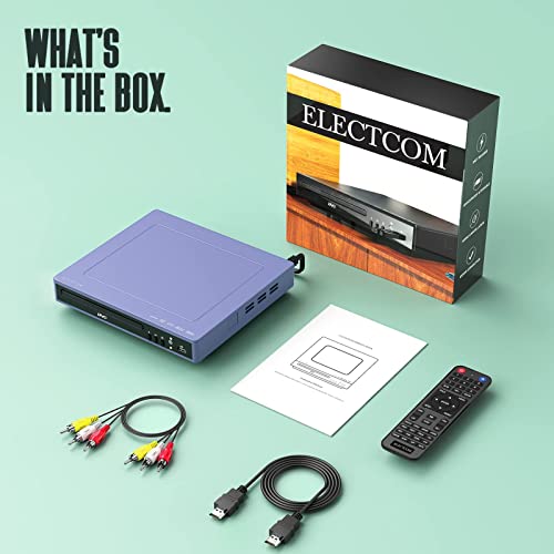 Leitores de DVD para Smart TV com HDMI, leitor de DVD simples para idosos, leitores de DVD que repro