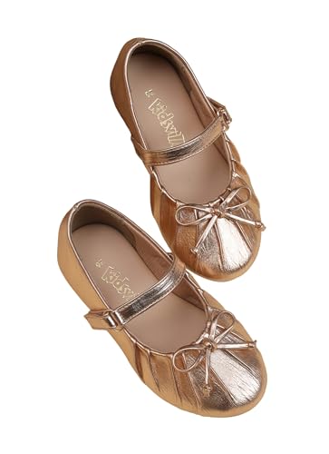 Image of Kidsville Girls Single Strap Ballerina Belly Shoes | Lightweight Comfortable Slip-On Ballet Flats | Casual Footwear for Kids Girls