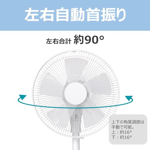 コイズミ 扇風機 KLF-303B/W