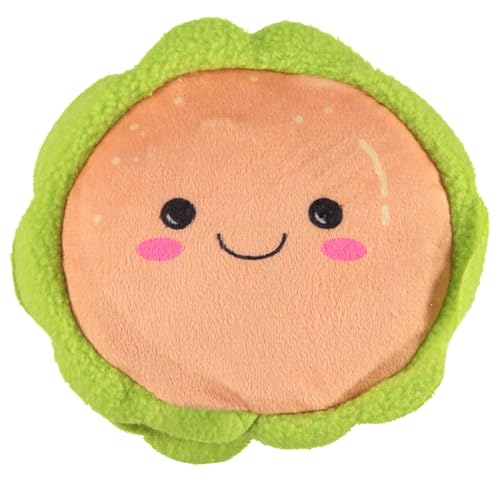 Cudlie 3 Pack Plush Dog Chew Toys – Soft Squeaky Puppy Toys for Small Dogs– 4" Durable, Cute & Safe Pet Toy Gift Set (Food, Fruit, Farm, Zoo & Safari Animal Themes) - Image 4