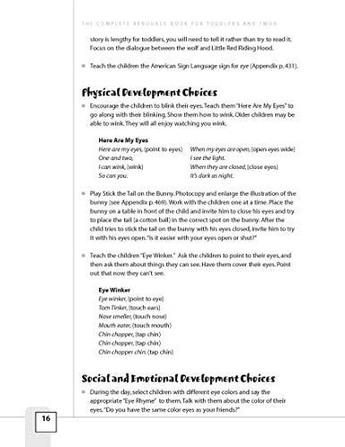 The Complete Resource Book for Toddlers and Twos: Over 2000 Experiences and Ideas!