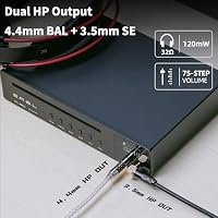 S.M.S.L PL150 CD Player, unterstützt Standard-CD/MQA-CD/HDCD/MP3-CD, CS43198 DAC-Chip, optischer/koaxialer Ausgang, 4,4mm+3,5mm Kopfhörerbuchsen,Für Fahrzeuge – Ansicht 8