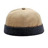 Docker gorra de ala enrollada gorra un cierre de velcro ajustable en la parte posterior, se puede ajustar para adaptarse a su cabeza no puede ser demasiado apretado y demasiado flojo.