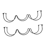 UTHCLO Estantería Vino Botellero De Hierro Forjado Ideal para Amantes del Vino