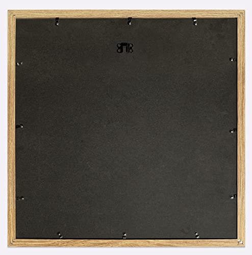 Skydrama Beige Wood Grain Style Frame- 20X20 Picture Frame For Displaying 16X16 Photos With Mat Or 20X20 Photos Without Mat, Wall Mounting Home Decor For Vintage Or Modern Interiors. #TOP3