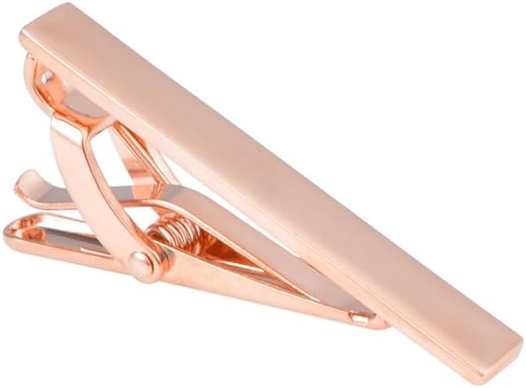 Fashion Tie Clip Stainless Steel Rose Gold Matte Finish