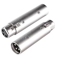 Package Includes: 2pcs XLR Male to Female Adapter. Quality Material: Zinc alloy material, sturdy die-cast housing, strong pressure resistance and oxidation resistance, ensuring stable transmission. Function: Changes an XLR input into an XLR output. E...