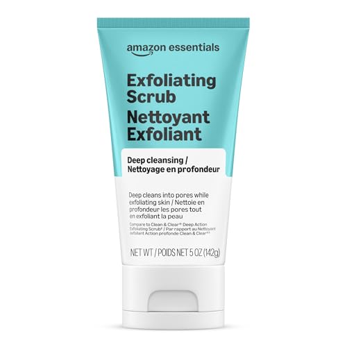 Amazon Essentials Deep Cleansing Exfoliating Scrub 5 Ounces 1-Pack (Previously Amazon Basics)