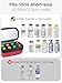 SUNMON Insulin Vial Case - 8-Slot Holder, Fits Standard 10ml U-100 Vials, Refrigerator Storage, Portable Insulation, Insulin Cooler Travel Case Organizer (Red)