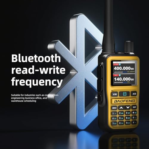 image for BAOFENG UV-5R Mini Ham Radio Long Range Handheld Two Way Radio, Blueto