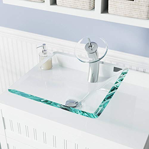 603 Crystal Glass Vessel Sink, Sink Only, Sink Only #TOP1
