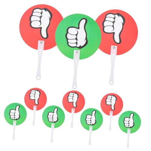 Uonlytech 20pcs Classroom Voting Paddles Down for Boys and Girls Board Supplies Interactive Educational Tools for High School