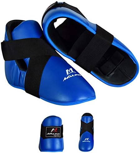 Malino Martial Arts Foot Protector Karate Shoes Taekwondo Foot Guard Red Blue