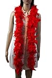 Flydreamfeathers 45 Gram, 6 Feet Long Feather Boa, Great for Party, Kids Party, Halloween Costume,...