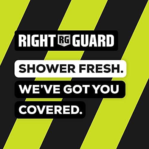 Right Guard Mens 3-in-1 Shower Gel, Energy Burst Body, Face and Hair Wash, Multipack 6 x 250 ml