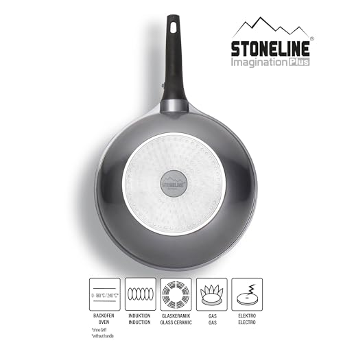 Pfanne mit Deckel Stoneline Imagination Plus Wok 30 cm