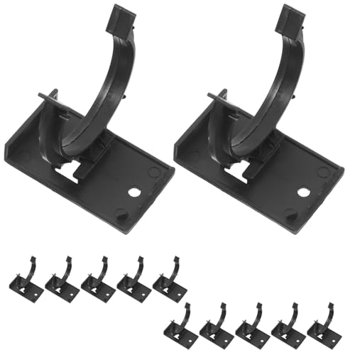 Toddmomy Clips para Zócalo de Cocina 12 Unidades de Plástico Apertura de 39 MM para Juntas de Esquina y Montaje de Gabinetes en Cocina y Oficina