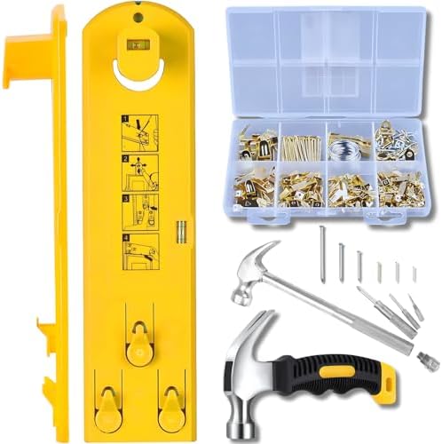 Picturesque Picture Hanging Kit with 225 Pieces Accessories Tool + Easy ...