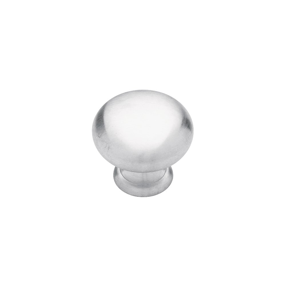 1.25-In. Satin Chrome Round Cabinet Knob