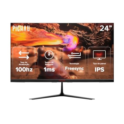Monitor Gamer Pichau Athen V3 | 24 Polegadas | IPS | Full HD | 1ms | 100Hz | FreeSync | HDMI/VGA | PG-ATH24V3-BL01