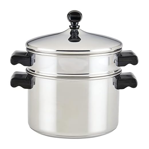Farberware Classic Series Sauce Pot/Saucepot with Steamer Insert, 3 Quart, Silver