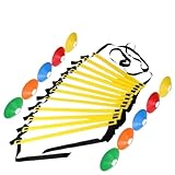 SUBLXPoten Koordinationsleiter Flexibilität, Beweglichkeitsleiter, Nylongurt, Sprungleiter...