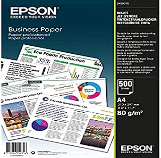 Epson White Photo Inkjet A4 Paper 102gsm (Pack of 100) C13S041061