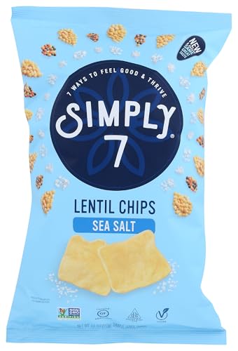 Simply 7 Chip Lentil, Sea Salt, 4 Ounce