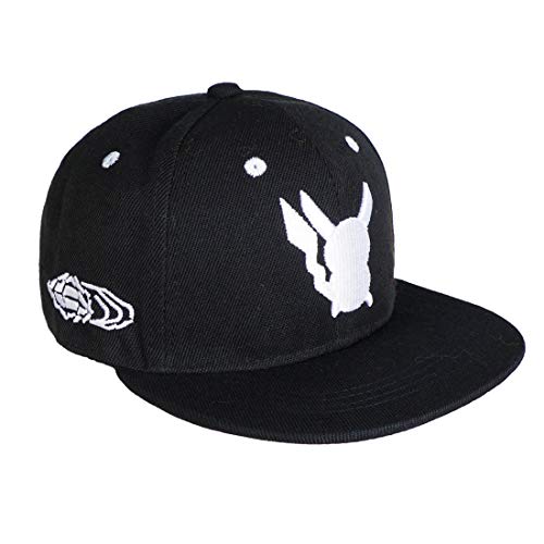 Preisvergleich Produktbild Pokemon schwarzes Kinder Basecap mit gesticktem Pikachu