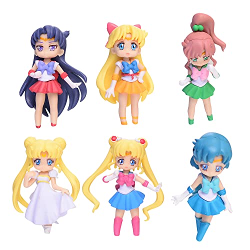 Sailor Pluto -Animation Color Edition- [Pretty Guardian Sailor Moon R], 6Pcs Figure Set #TOP24