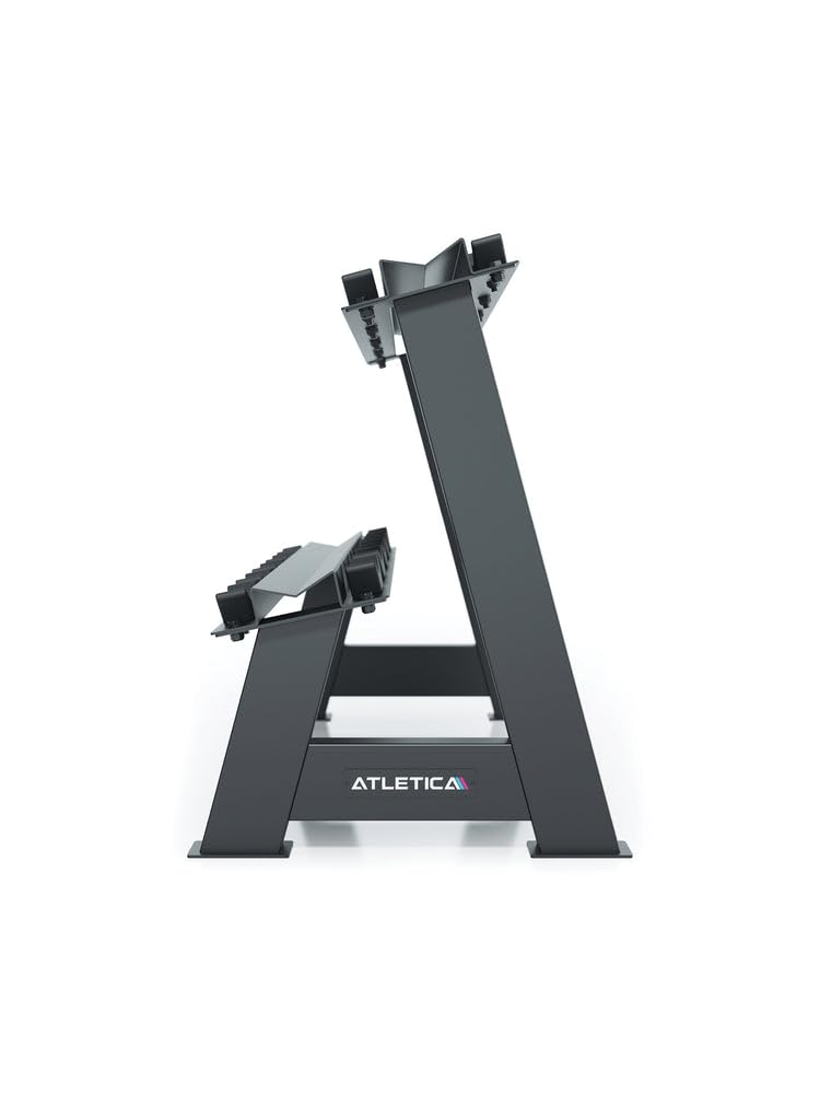 ATLETICA Kurzhantelständer Für 10 Rundhanteln - Bis 500 Kg Belastbar