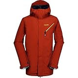 Volcom Men's L Gore-Tex Jacket, Rust, Large