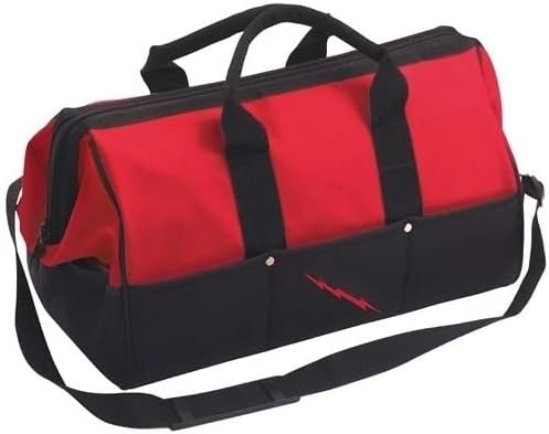 Bolsa de herramientas 48-55-3530 para Milwaukee Bolsa de contratista lateral suave resistente al agua 24-12"x13"x14" RojoNegro - Nuevo