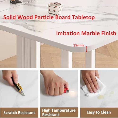 Table de cuisine carrée extensible pliante avec rangement urbain