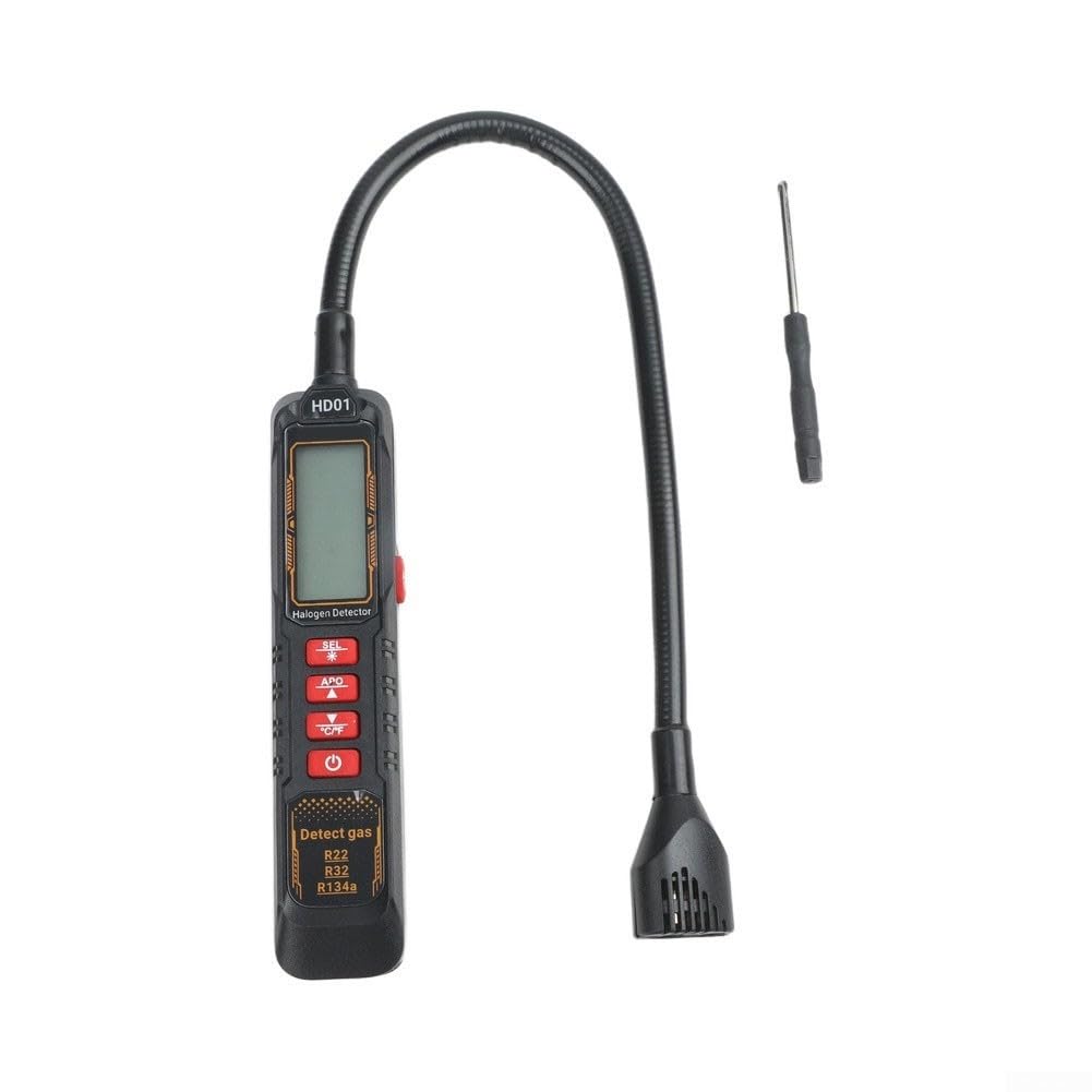 Halogen Leak Detector For R22 R32 R134a Gas Analyzer With Rechargeable Design For Air Conditioner And Fridge Repair(for battery)