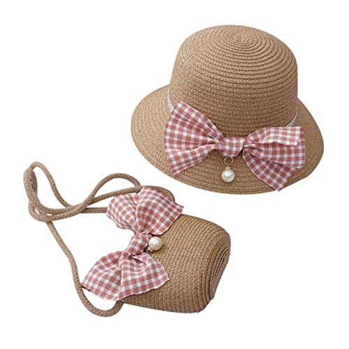Chapeau de soleil en paille au design élégant pour la famille