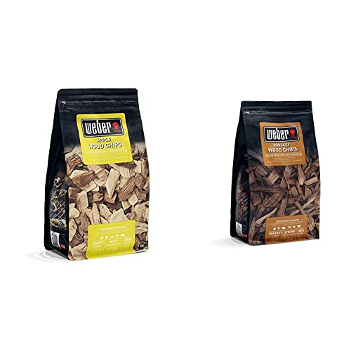 Weber 17621 - Legno per affumicatura Chips-Melo, Marrone