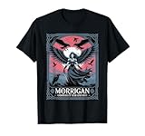 Morrigan Goddess of War and Fate with Ravens and Wings T-Shirt