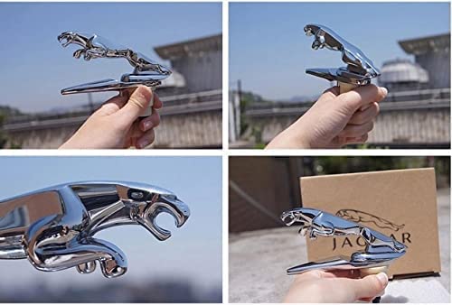 Renyqatt For Jaguar 3D Emblem Car Logo Front Vehicle Hood Ornament Car Cover Chrome Eagle Badge Car Accessories For Xf Xj Xe Xk Xkr Xfl Xjs E Accessories #TOP2