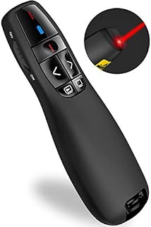 Wireless Presenter PowerPoint Clicker Presentation Clicker, Remote Control Slide Advancer PPT Clicker Support