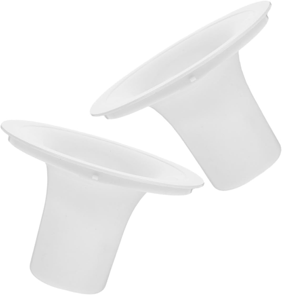 2pcs Water Dispenser Holder Trumpet Shaped Pp White Replacement Part